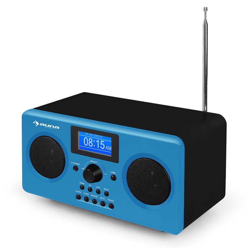 RADIO INTERNET AUNA Quarz 150 AUX WiFi budzik N