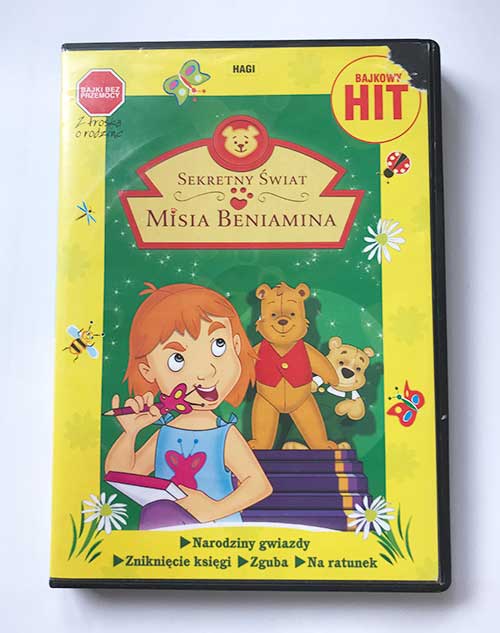 Sekretny Świat Misia Beniamina  Bajka DVD