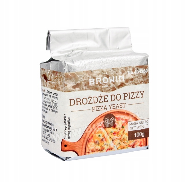 DROŻDŻE DO PIECZENIA PIZZY 100G (409260)