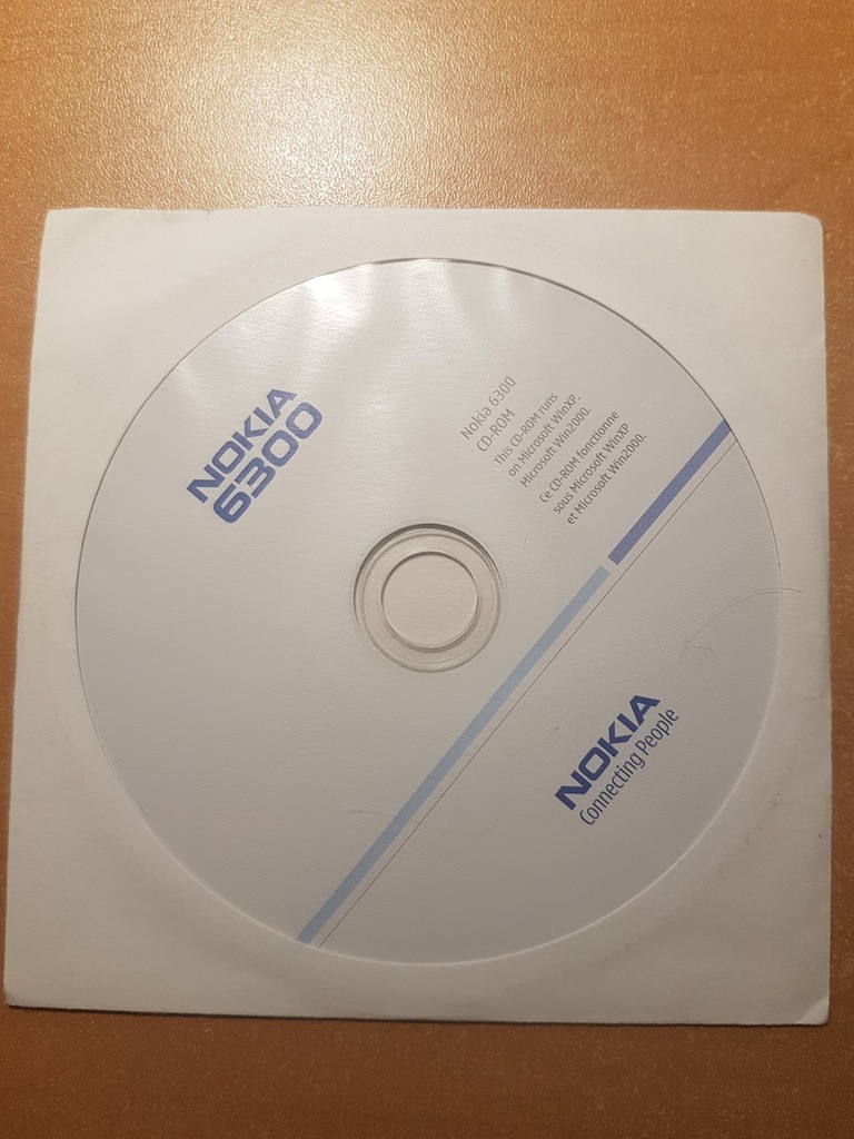 STEROWNIKI NA PC Z TELEFONU NOKIA 6300 CD-ROM NOWE