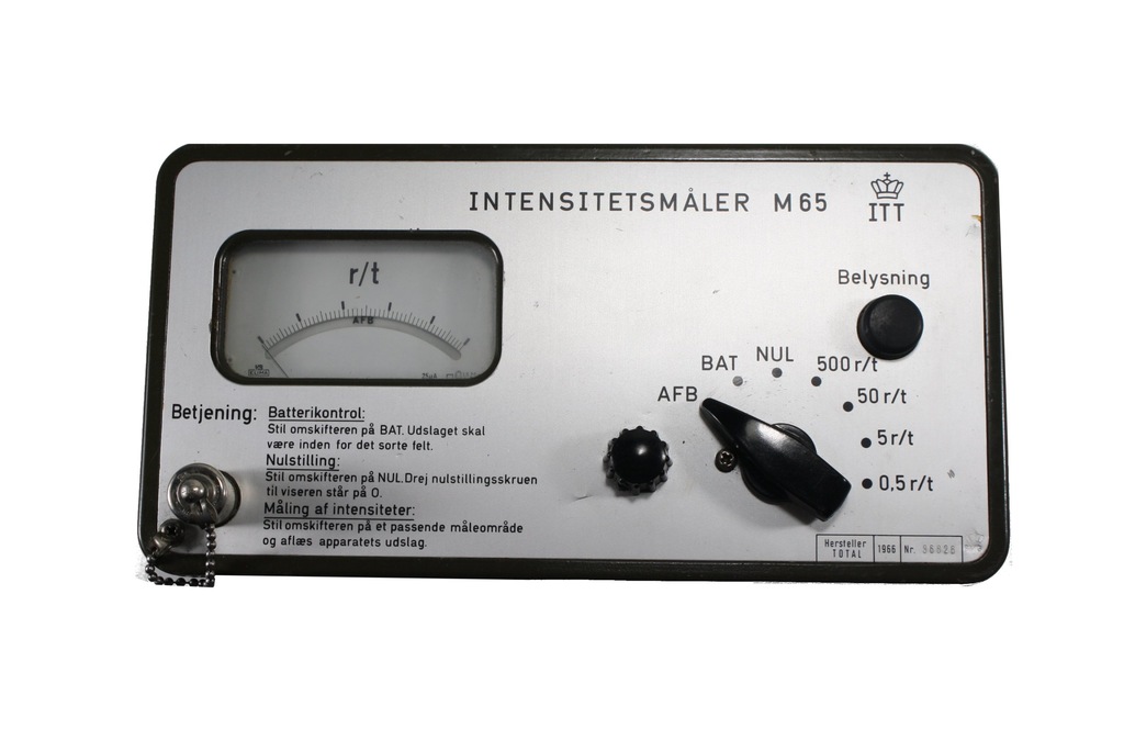 LICZNIK GEIGERA RADIOMETR INTENSITETSMALER M65