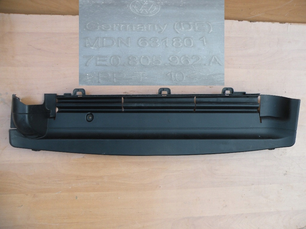 VW T5 T6 LIFT OSLONA PASA DOLNEGO = 7E0 805 962 A