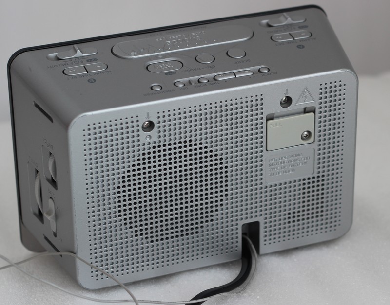 RADIO BUDZIK SONY ICFC414 OKAZJA DUŻE CYFRY FM 7365550726