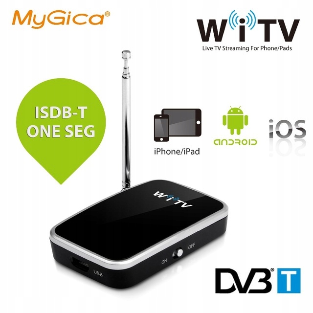 mygica tuner cyfrowy dvb-t android tv ios wifi wit