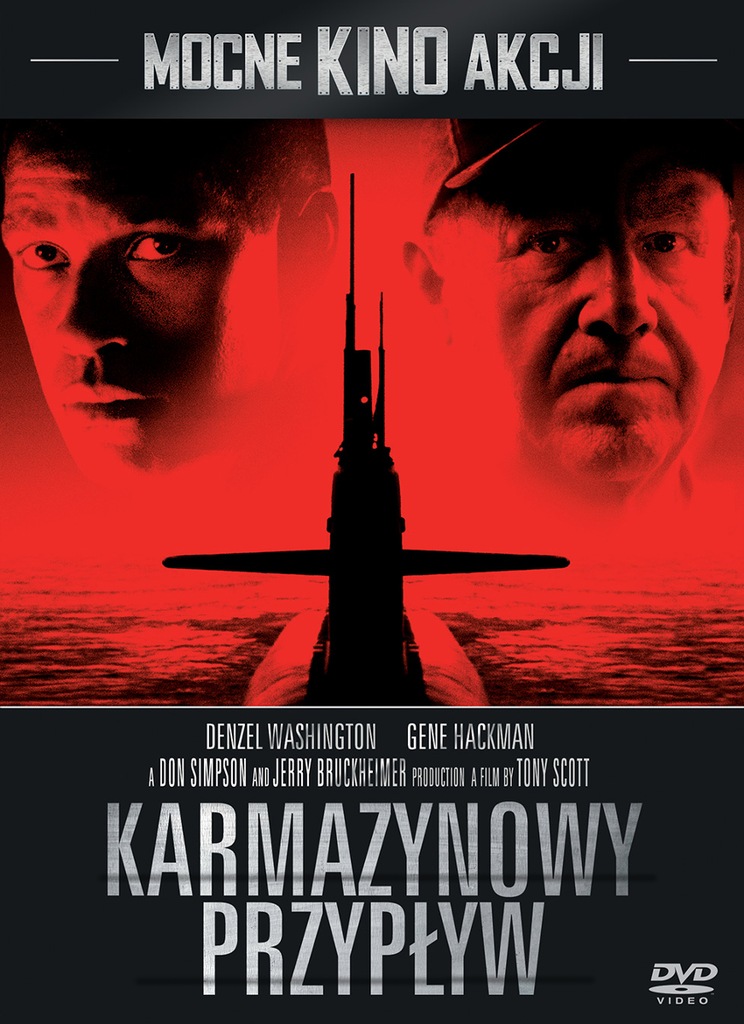 Mocne Kino Akcji karmazynowy Przypływ DVD