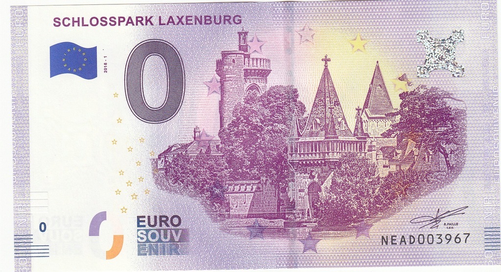 UE - Banknot 0 -euro -Austria 2018-Laxenburg