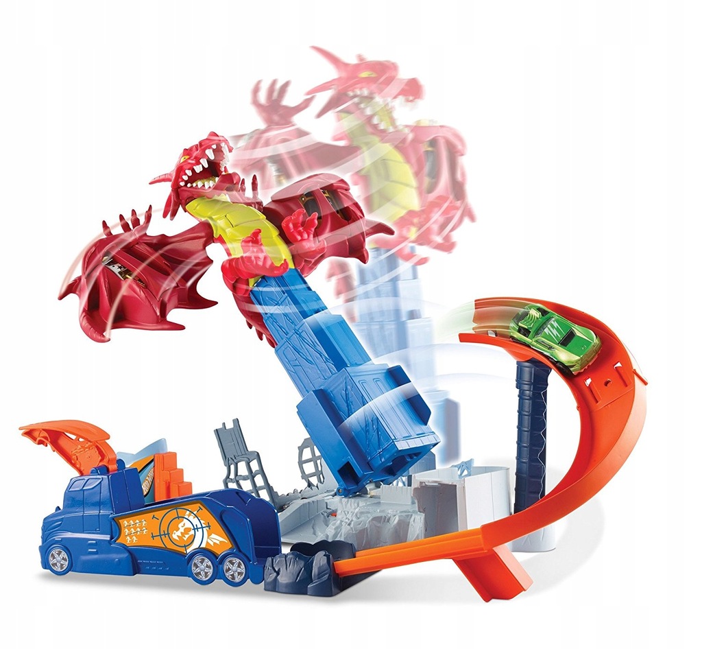 HOT WHEELS TOR SMOCZE WYZWANIE ZESTAW DWL04 SMOK