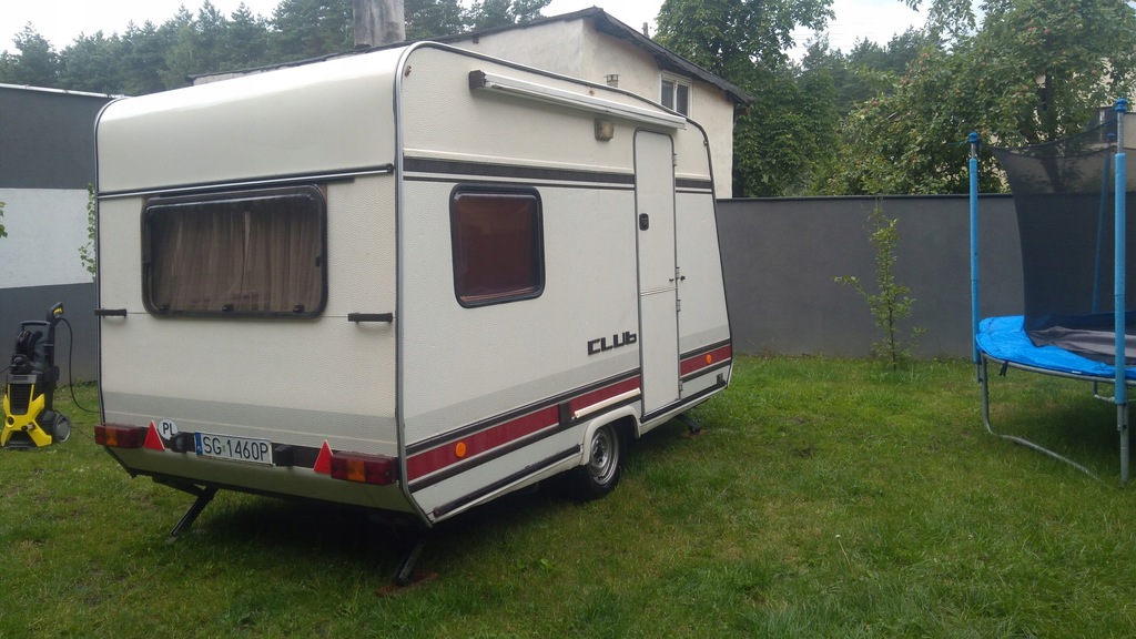 Przyczepa kempingowa BURSTNER Club 4 osobowa lekka