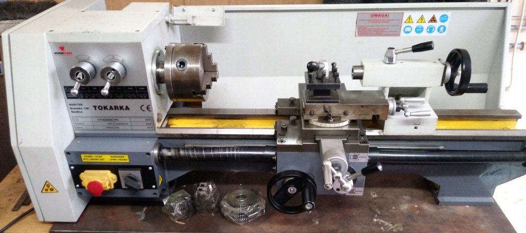 Tokarka maktek 500 , klon Nutool 550, Tech-Mig