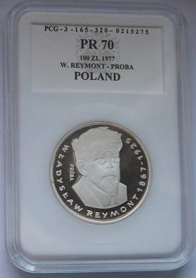 100 zł Władysław Reymont 1977 PRÓBA PR70