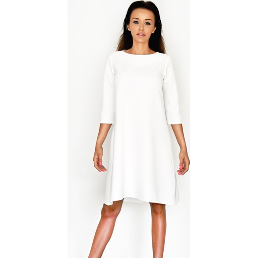 Sukienka biała na święta M/L jak zara - 7139412468 - oficjalne archiwum  Allegro
