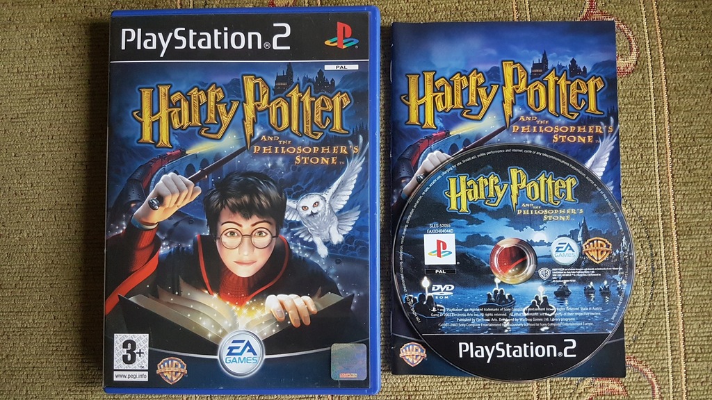 HARRY POTTER PHILOSOPHER'S STONE PS2 3xA KOMPLET