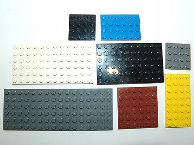 MIX P80 = KLOCKI PŁYTKI LEGO - 50gram 40%TANIEJ