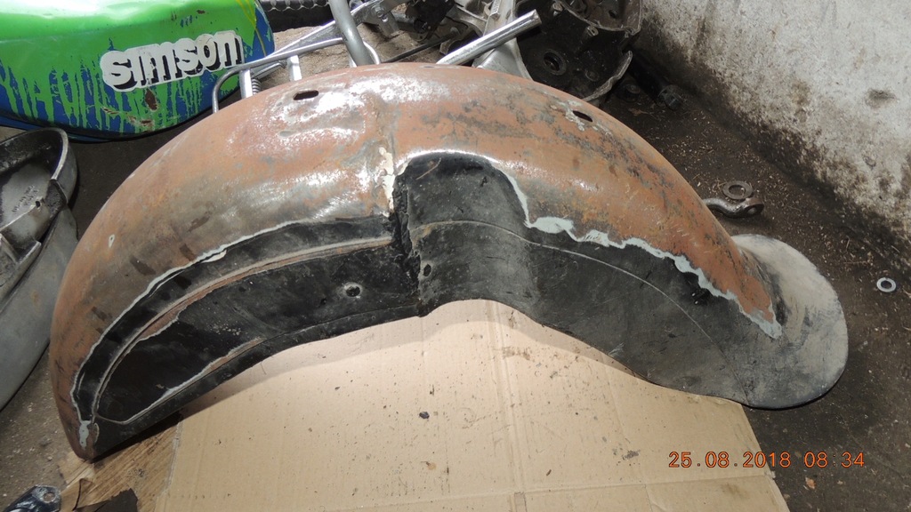 Blotnik przedni mz 250 trophy