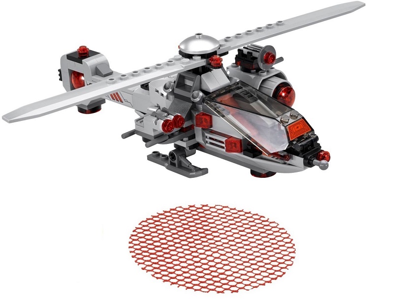 LEGO BATMAN - HELIKOPTER + SIEĆ z 76098 - NOWY