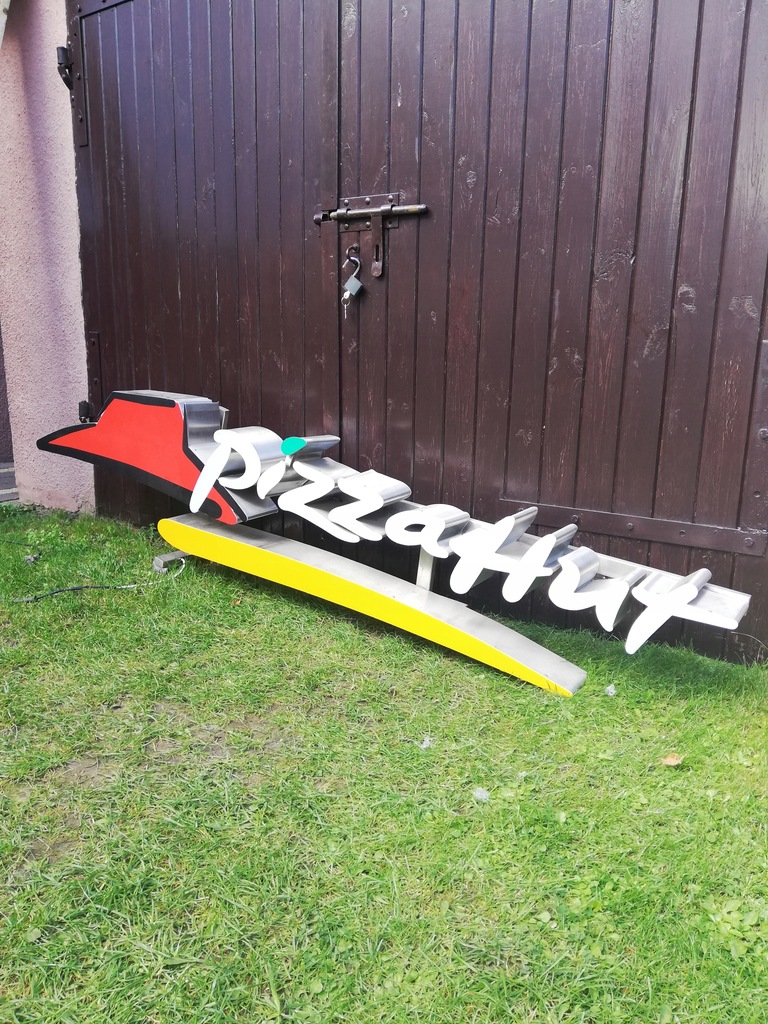 Vintage Reklama Podświetlana PIZZA HUT UNIKAT Neon
