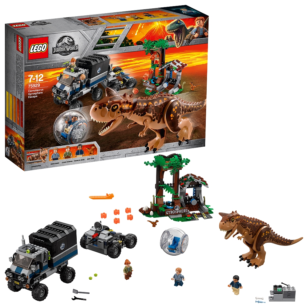 LEGO JURASSIC WORLD 75929 UCIECZKA PRZED KARNOTAUR