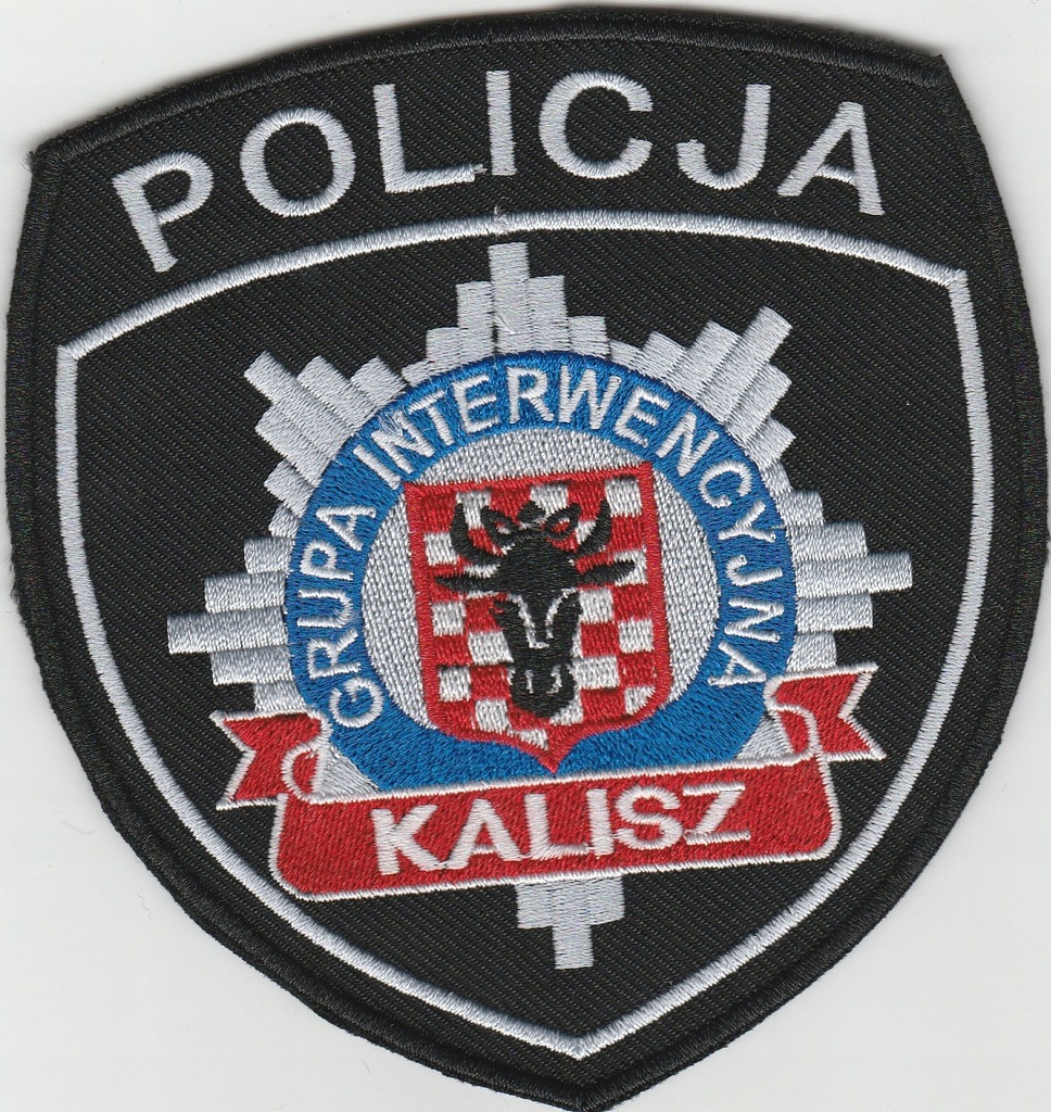 Naszywka Grupy Interwencyjnej Kalisz