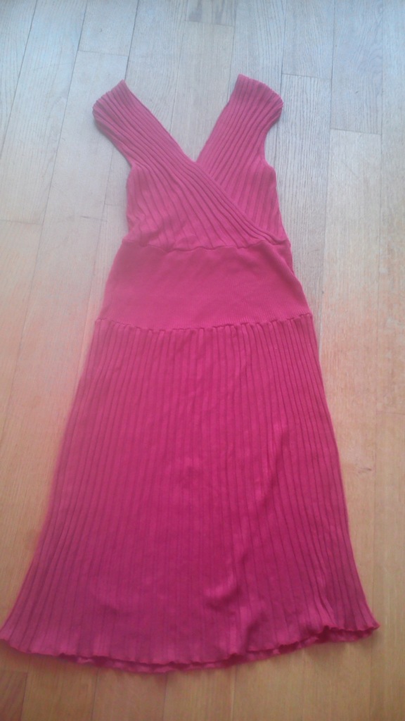 sukienka solar r. M malinowa czerwona