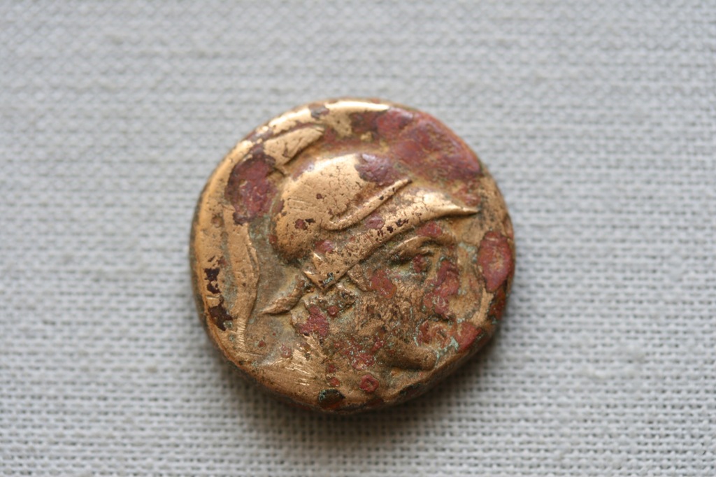 Pontos Kabeira 85-65 r.p.n.e. głowa Aresa gwiazda