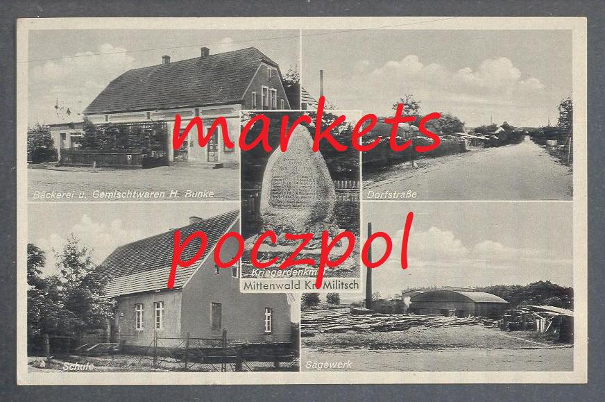 ŁAZY WIELKIE k. MILICZ, KROŚNICE 1939 - piekarnia