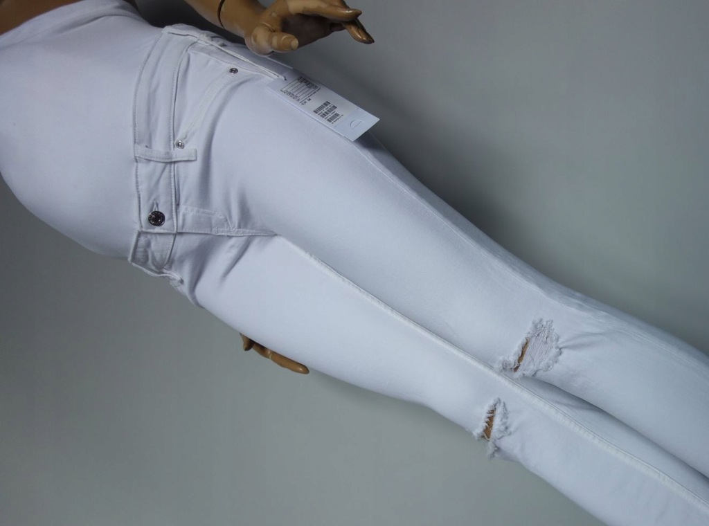 H&M Mama NOWE jeansy ciążowe 36/S spodnie SKIN