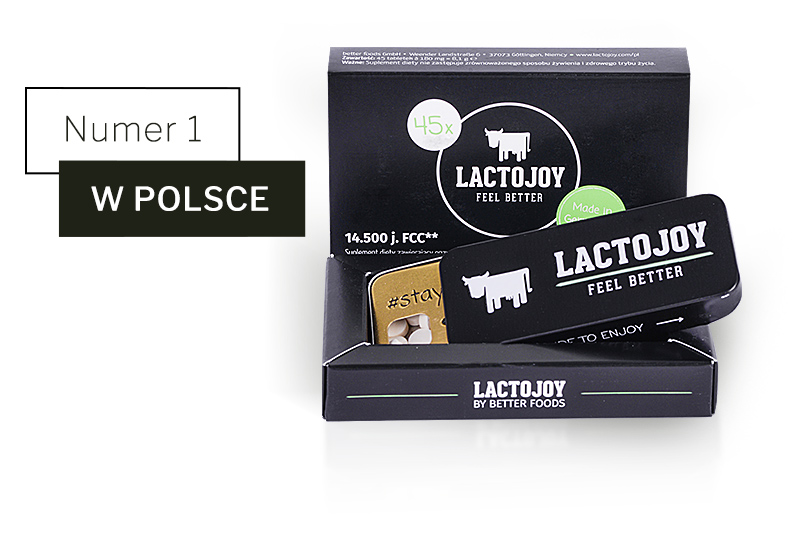 LactoJoy-Solo - 14.500FCC na nietolerancję laktozy
