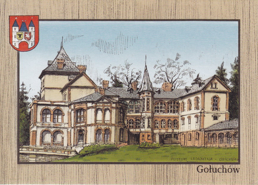 GOŁUCHÓW - MUZEUM LEŚNICTWA - OFICYNA - HERB