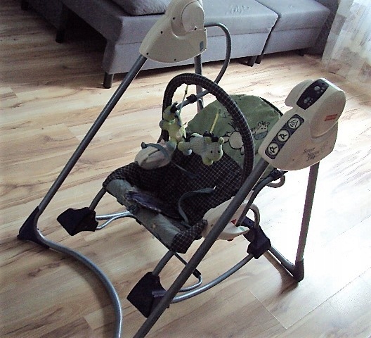 HUŚTAWKA BUJAK LEŻAK FISHER PRICE 3w1