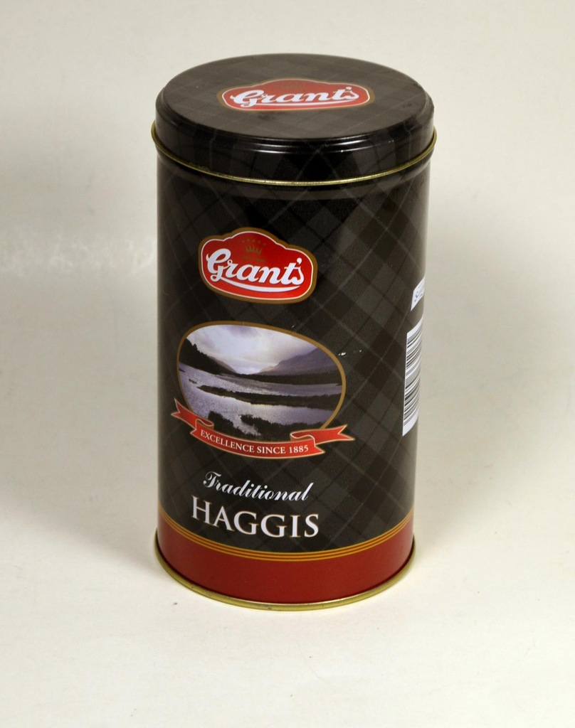 Traditional HAGGIS - metalowa PUSZKA ze SZKOCJI