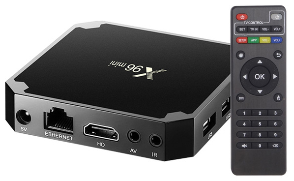 SMART TV BOX X96 mini 1/8GB NETFLIX 4K ANDROID 7