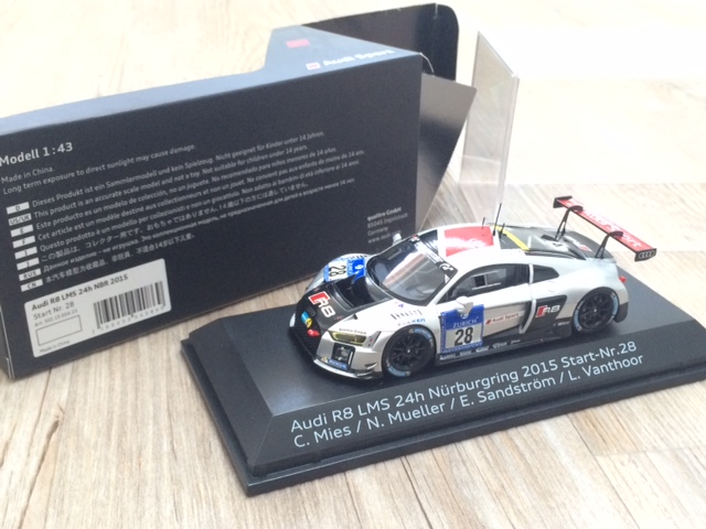 AUDI R8 LMS 24h Nurburgring 2015 - Spark 1:43