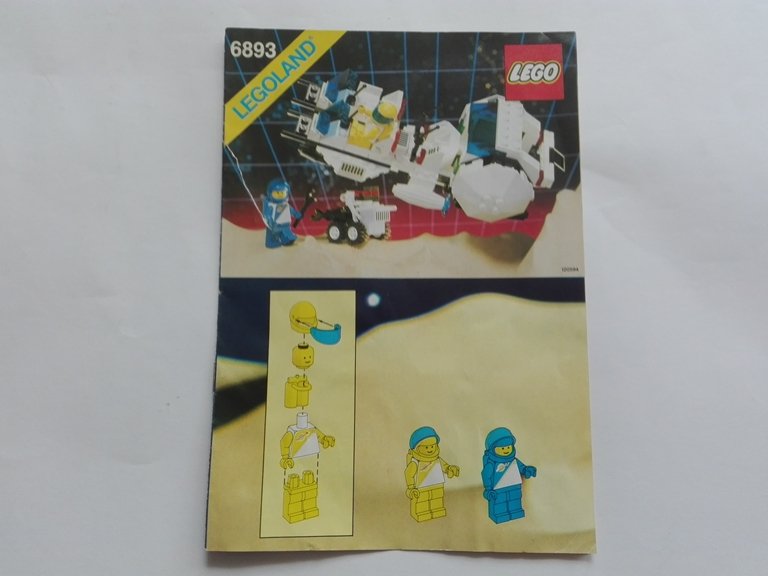 Lego Space instrukcja nr zestawu 6893 unikat