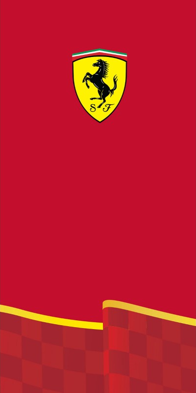RĘCZNIK PLAŻOWY FERRARI 75x150