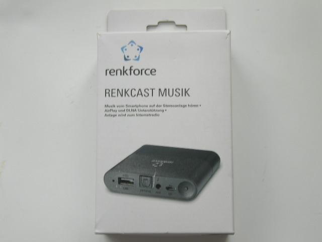 * Odbiornik audio WiFi Renkforce renkCast Musik *