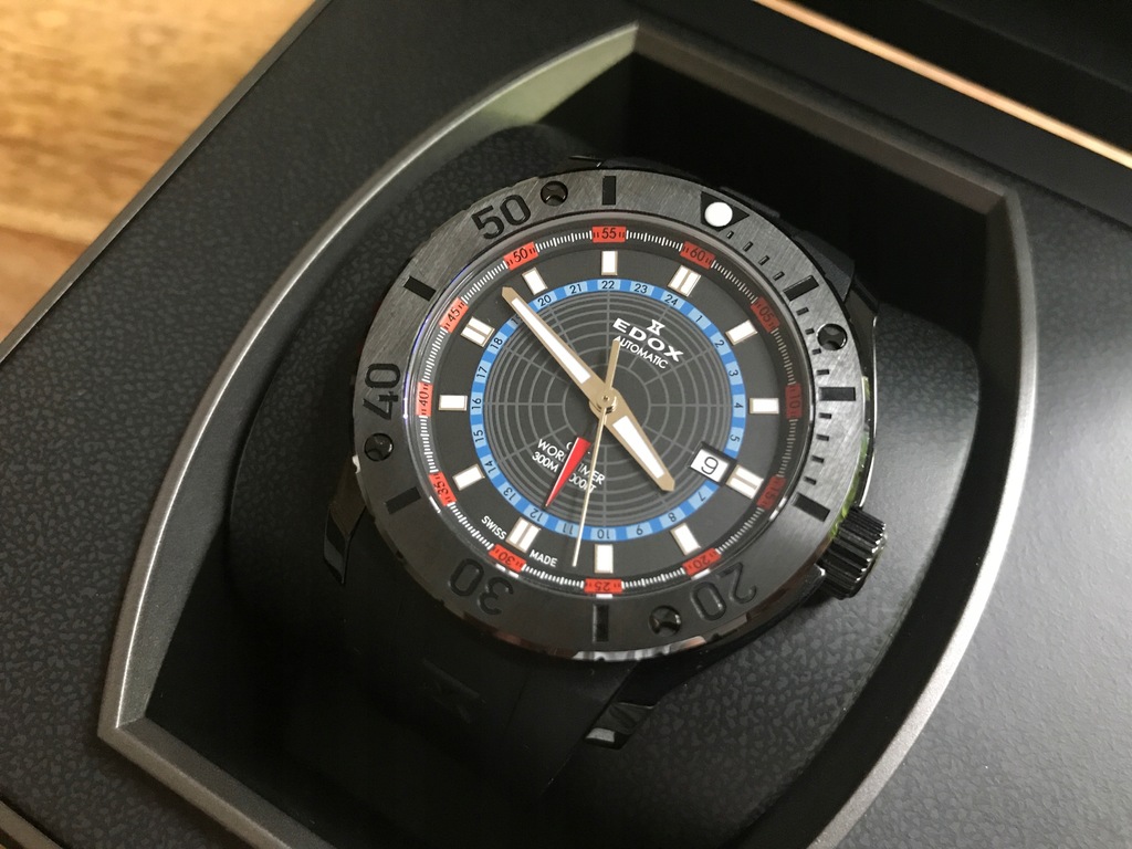 EDOX Chronoffshore-1 GMT Worldtimer Class 1