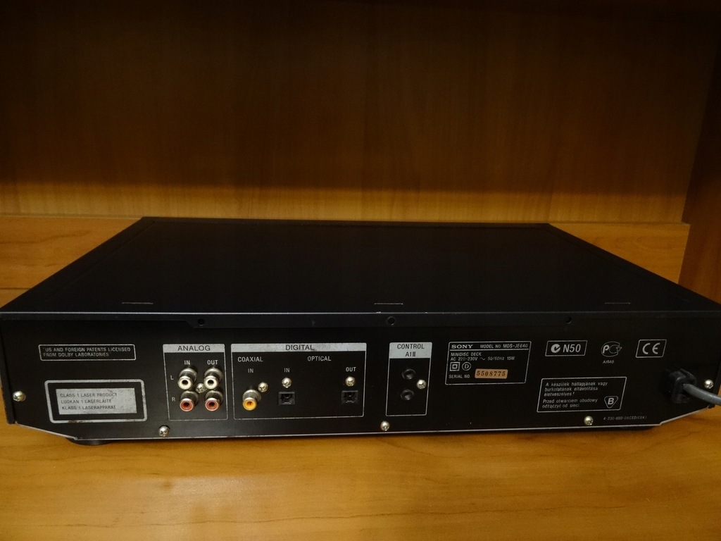 Odtwarzacz Mini Disc SONY MDSJE640 LP2/LP4 pilot 7749591410