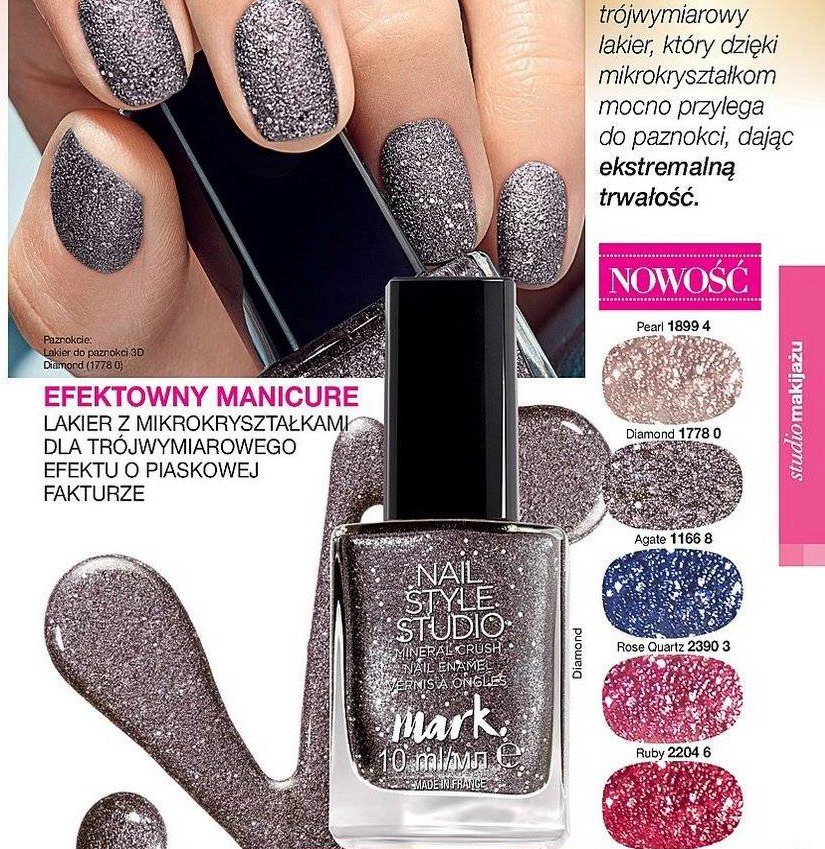 Avon- 3D lakier do paznokci Diamond