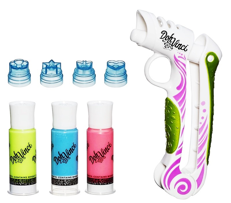 PLAY-DOH VINCI PISTOLET STYLIZATOR + 3 TUBKI A7190