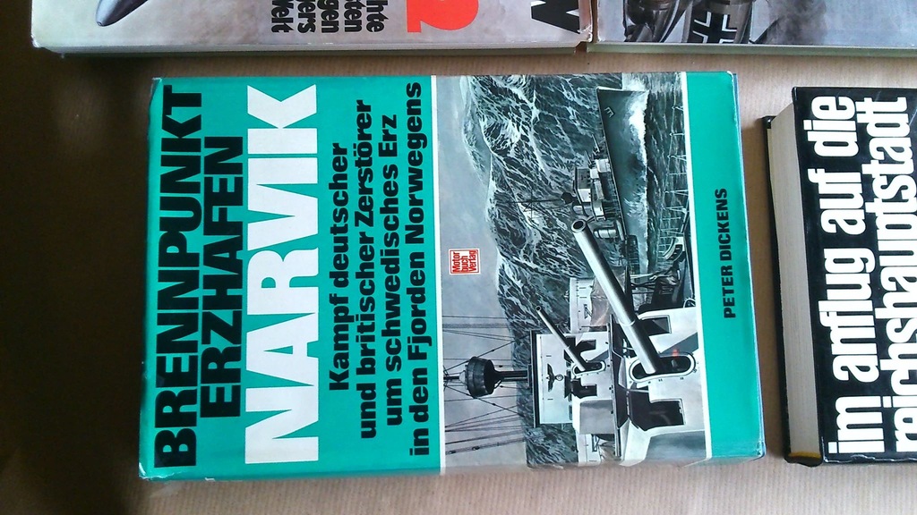 książka Brennpunkt Erzhafen Narvik Dickens 1975
