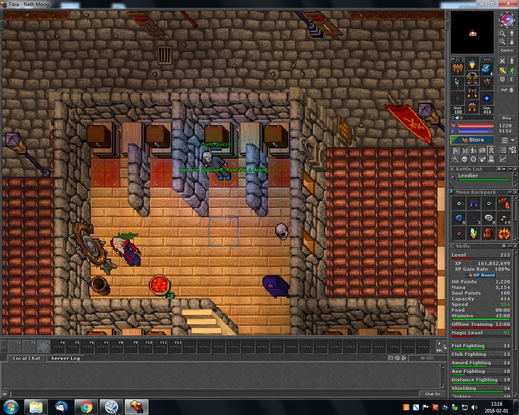TIBIA 215 ED OLYMPA 168 EK KNIGHT 75 EK ANTICA