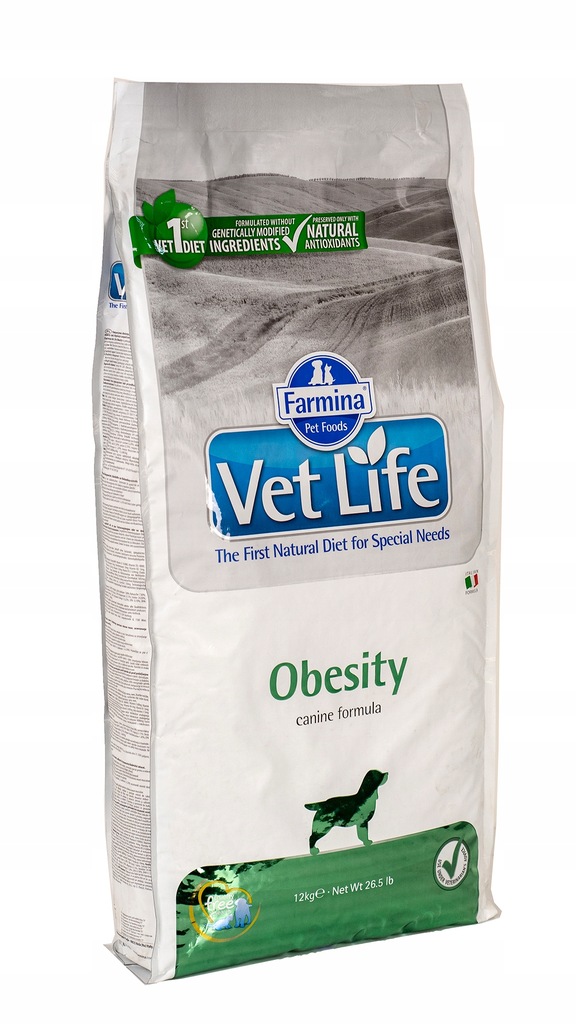 Farmina Vet Life OBESITY Dog 12kg - 7568493190 - oficjalne archiwum Allegro