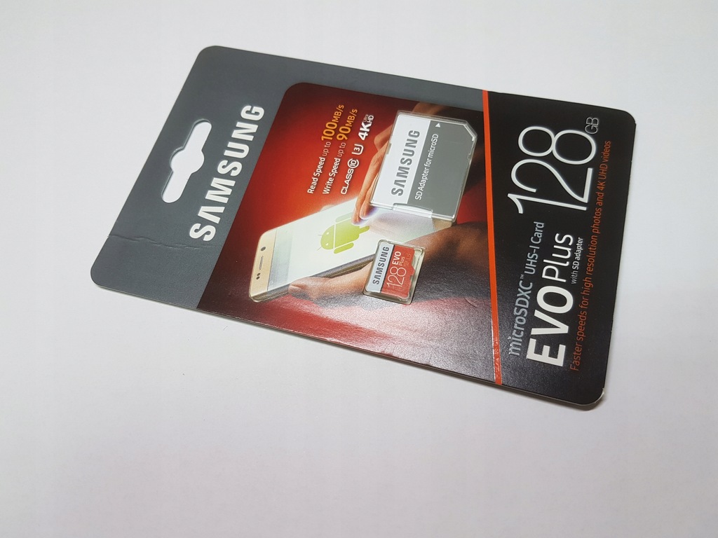 Karta microSDXC Samsung EVO Plus 128GB 100Mb/s