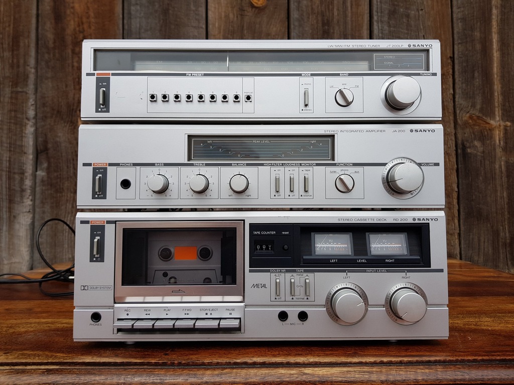 Sanyo zestaw JA 200 JT 200LP RD 200