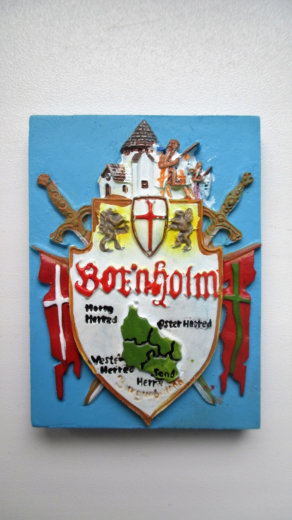 MAGNES NA LODÓWKĘ - DANIA - Bornholm - Herb