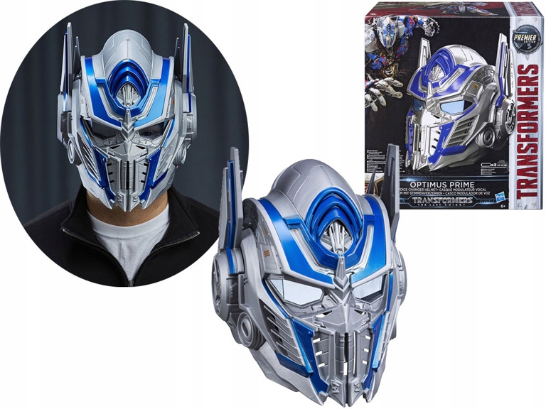 TRANSFORMERS Hełm OPTIMUS PRIME Kask ZMIENIA GŁOS