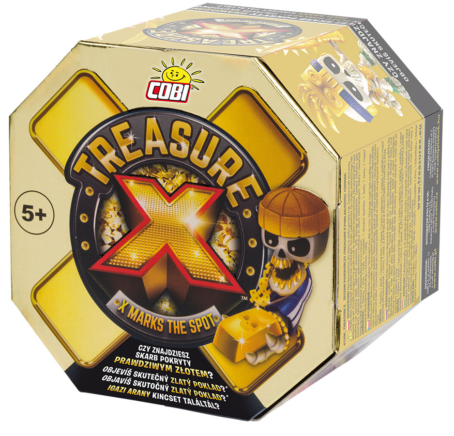 TREASURE X ZESTAW POJEDYŃCZY PRAWDZIWE ZŁOTO TV