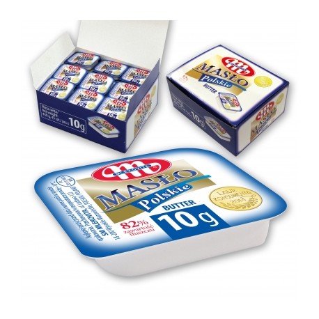 Masło 82% mini Mlekovita 10g x 180 szt = 1.8 kg