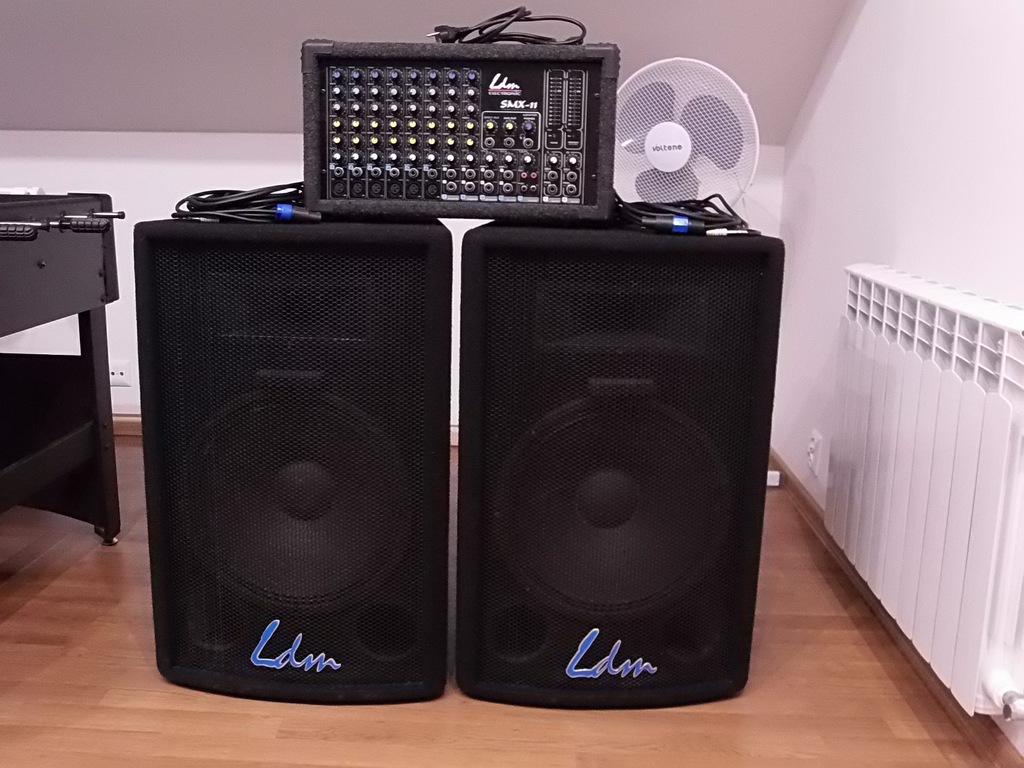 LDM SMX 11 + LDM C-151 250w zestaw nagłośnieniowy