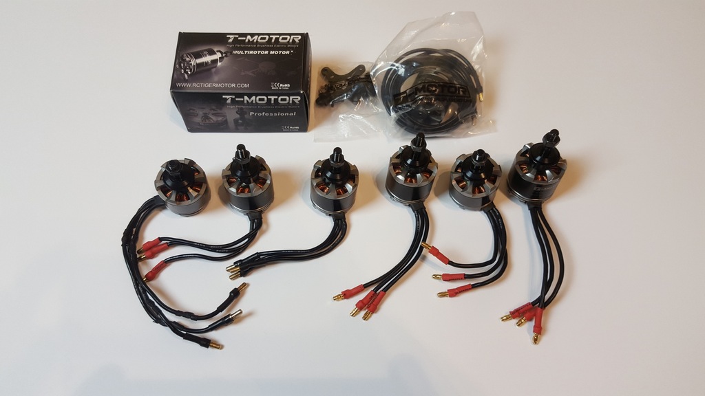 T-MOTOR MT2814-10 4s 770kV 6+1szt. jak NOWE!